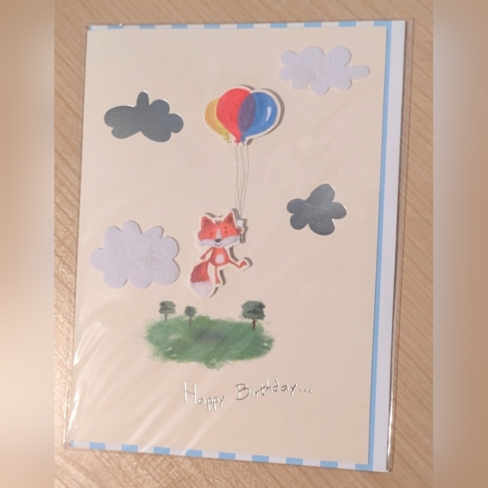 Set of 7 Birthday Cards & Envelopes with Pop-ups, Googly Eyes, Pom-Poms - Picture 3 of 12